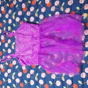 Bright Purple Babydoll